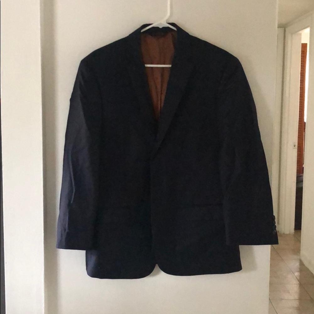 Jos A Bank Tuxedo Navy Business Jacket - Slim Fit